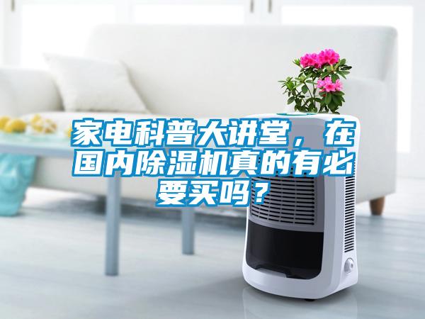 家電科普大講堂，在國(guó)內(nèi)除濕機(jī)真的有必要買嗎？