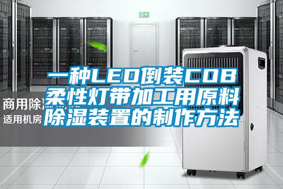 一種LED倒裝COB柔性燈帶加工用原料除濕裝置的制作方法