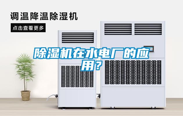 除濕機(jī)在水電廠的應(yīng)用？