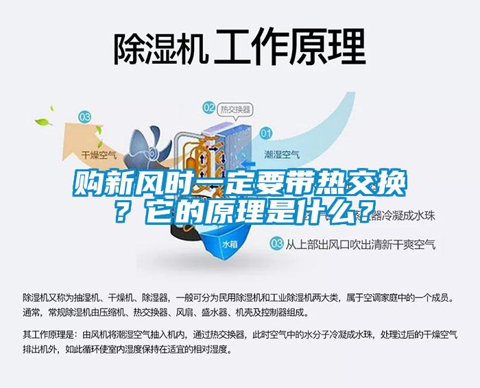 購新風時一定要帶熱交換？它的原理是什么？