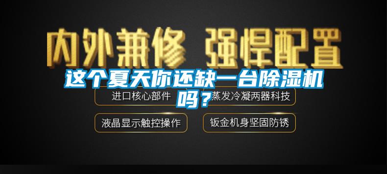 這個(gè)夏天你還缺一臺(tái)除濕機(jī)嗎？