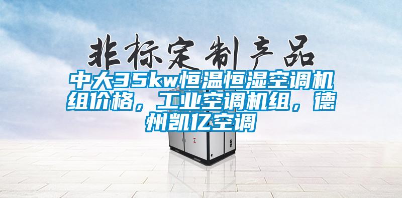 中大35kw恒溫恒濕空調(diào)機組價格，工業(yè)空調(diào)機組，德州凱億空調(diào)