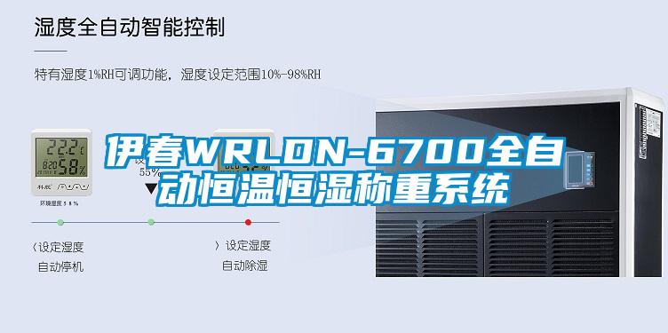 伊春WRLDN-6700全自動恒溫恒濕稱重系統(tǒng)