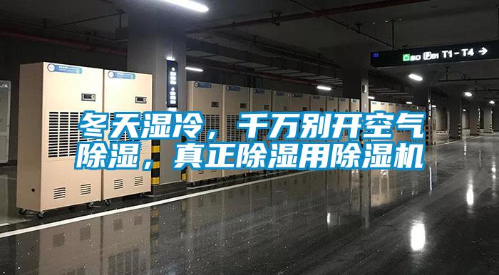 冬天濕冷，千萬別開空氣除濕，真正除濕用除濕機