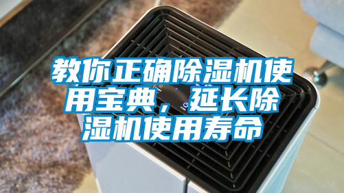 教你正確除濕機使用寶典，延長除濕機使用壽命