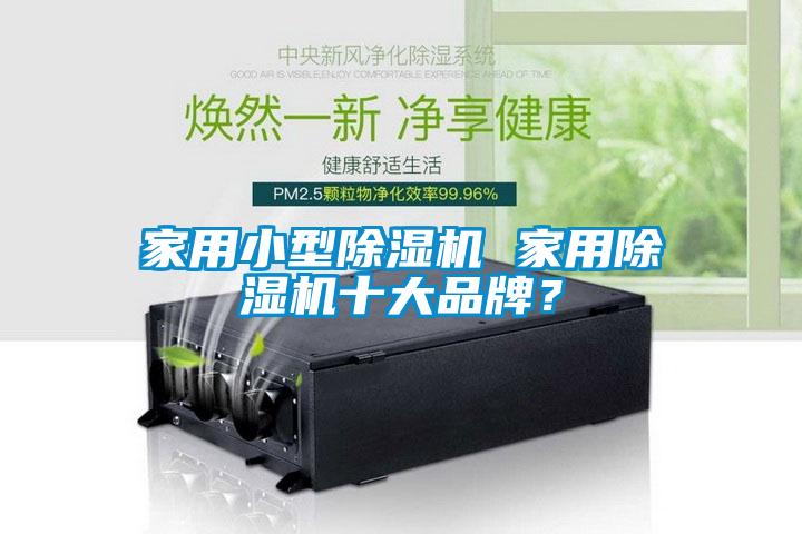 家用小型除濕機 家用除濕機十大品牌？