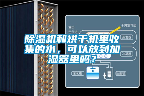 除濕機和烘干機里收集的水，可以放到加濕器里嗎？