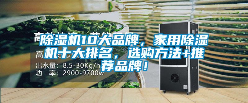 除濕機(jī)10大品牌，家用除濕機(jī)十大排名，選購方法+推薦品牌！